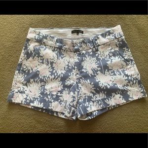 Flower Print Dear John Shorts with Cuffs